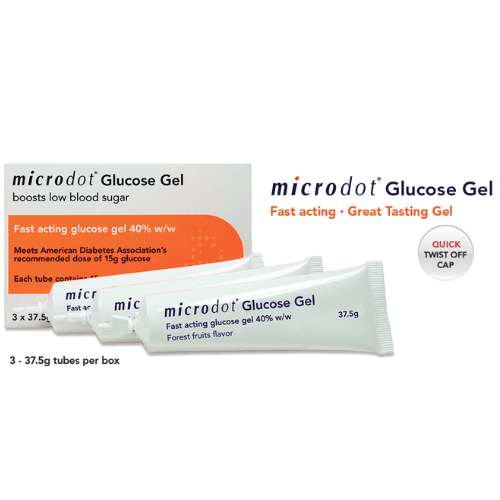 Microdot Glucose Gel - Forest Fruit Flavor 37.5g - 3 Tubes – Accucut18.com