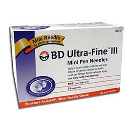 Bd Ultra-fine Iii Mini Pen Needles - 31g 3 16